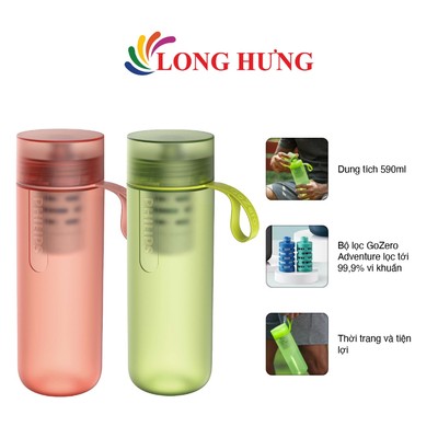 Bình lọc nước Philips 590ml AWP27 - Hàng chính hãng
