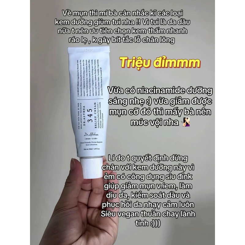 Kem Dr.Althea 345 Relief 50ml