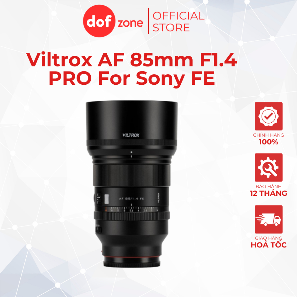 Viltrox AF 85mm F1.4 PRO For Sony FE | Chính Hãng
