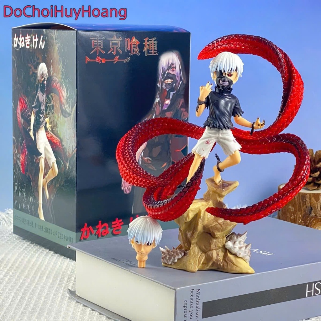 Mô hình tượng nhân vật Kaneki Ken G5 Tokyo Ghoul 2 đầu cao 15cm