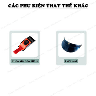 Mũ bảo hiểm 3/4 Napoli Sh Ruby New