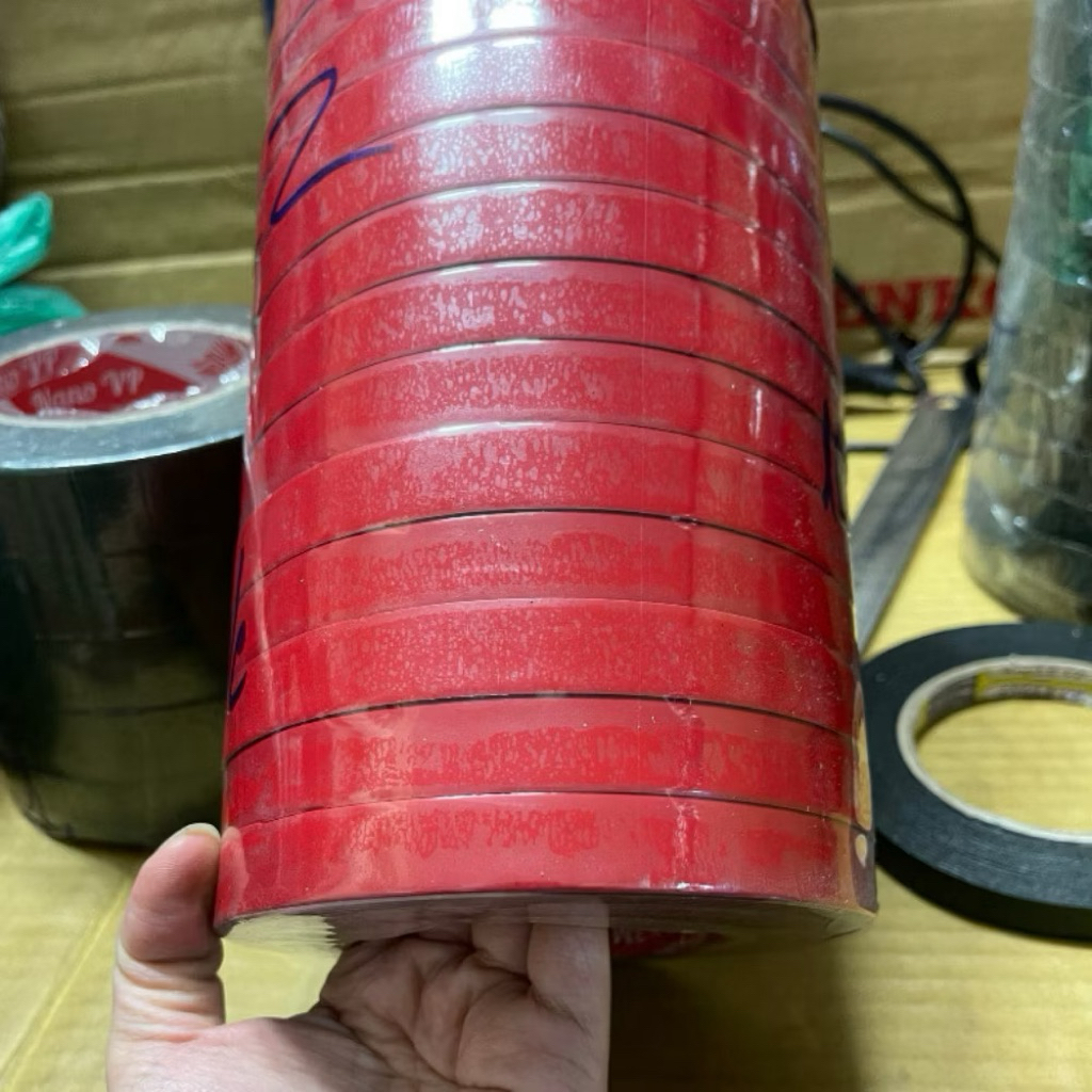 Băng keo xốp đỏ 2cm