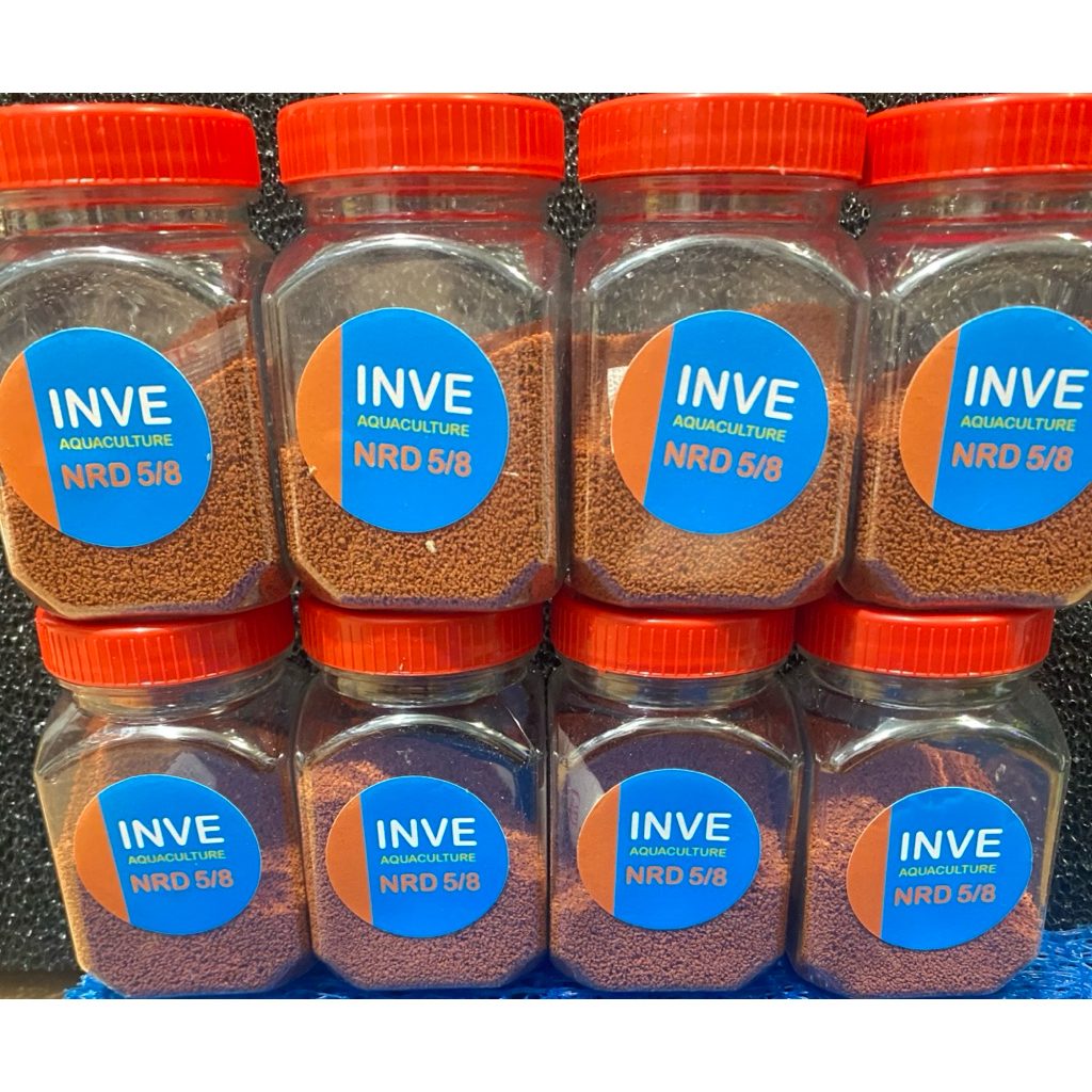 Thức ăn cho cá Cám thái Inve 5/8 cho cá Beta, Guppy, Vàng,... [INVE 5/8]đỏ