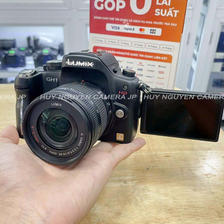 Máy ảnh LUMlX GH1 , Quay video FullHD 1080p, Màn hình xoay lật. LUMlX DMC-GH1, ỐNG KÍNH LUMlX  14 42