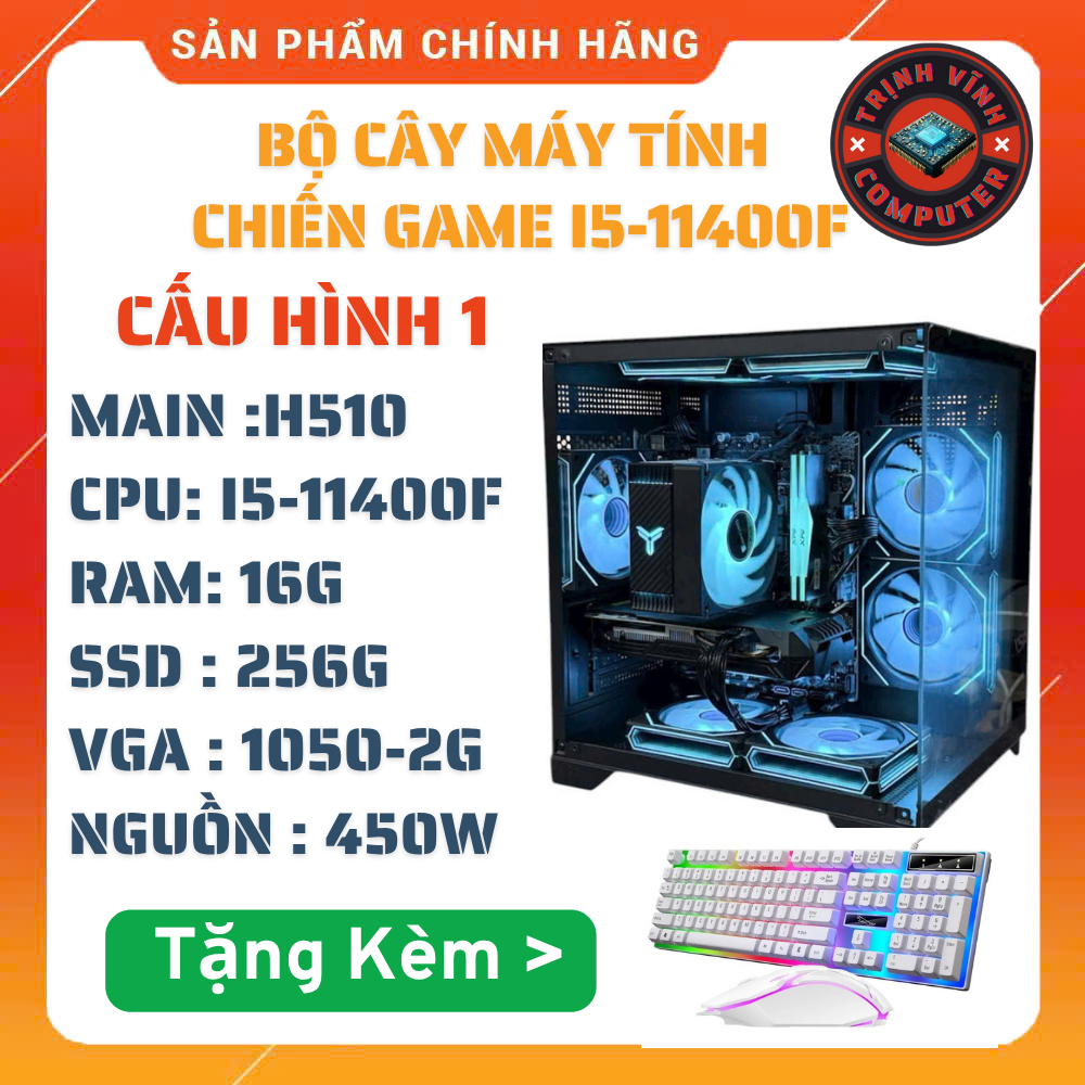 Bộ Máy Tính Chiến Game Nhẹ Nhàng i5-11400F