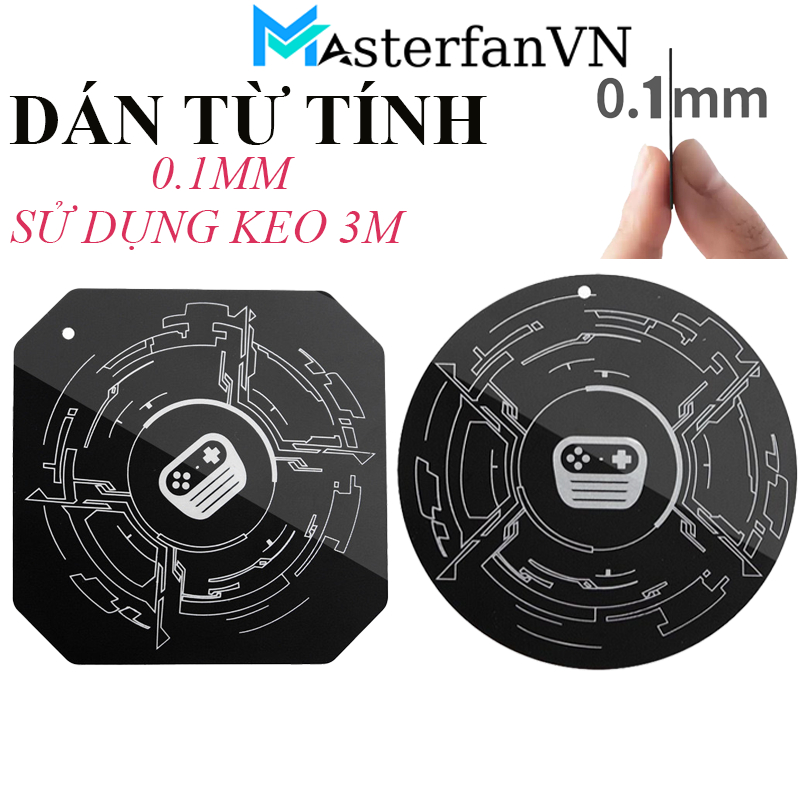 Miếng dán Magsafe T9 - Siêu mỏng chỉ 0.1mm - Hít cực kì chắc chắn - Sử dụng cho quạt sò lạnh dạng hít