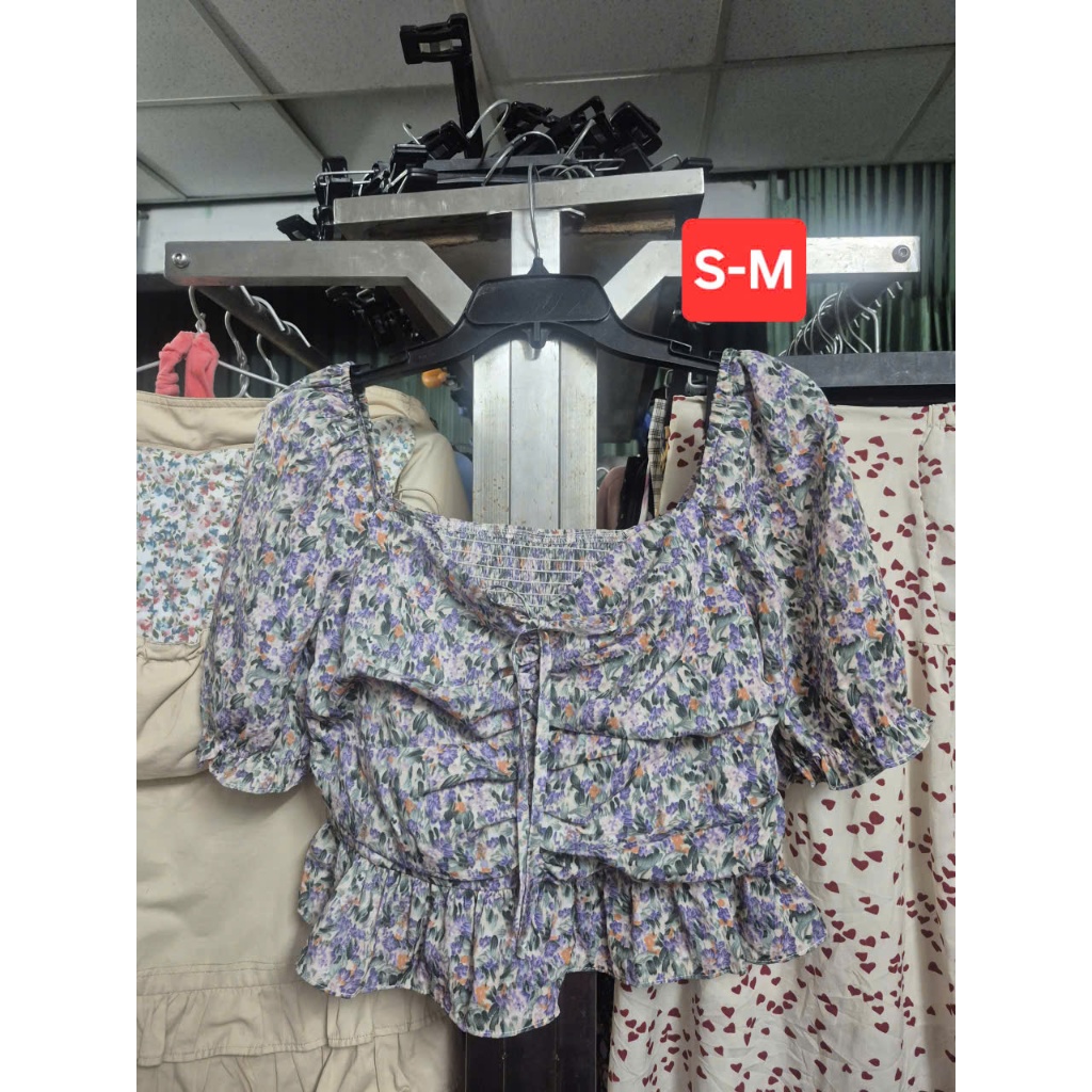 áo kiểu họa tiết S-M MS603
