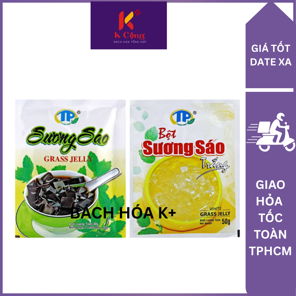 Bột Sương Sáo Đen, Sương Sáo Trắng Thuận Phát 50Gr