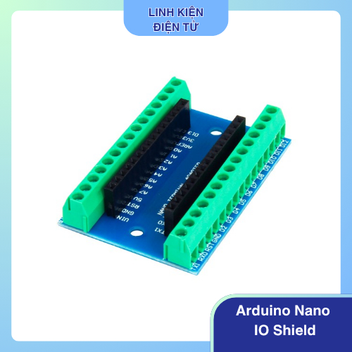 Arduino Nano IO Shield Expansion Board – Mạch mở rộng chân I/O cho Arduino Nano