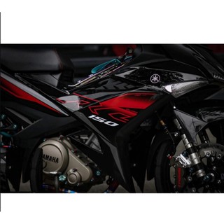 Dàn áo Exciter 150 đen bóng tem Rc đỏ