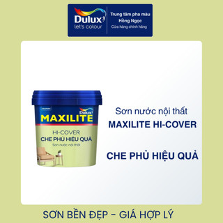   Tặng kèm cọ sơn  Sơn nước nội thất Maxilite Hi-Cover Dulux  5 lít  