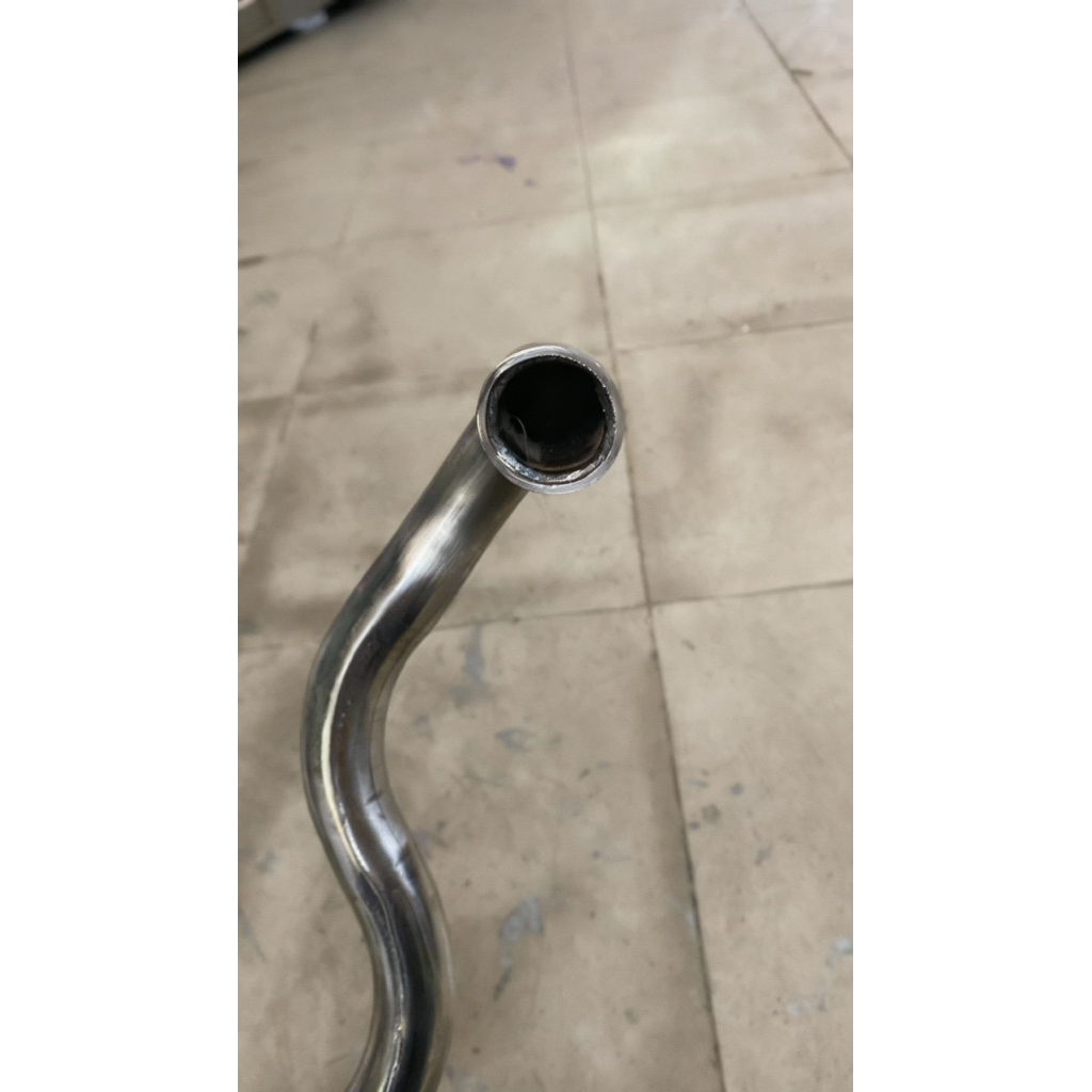 ( pô ) cổ pô inox hàn cho xe wave 110 theo from pô zin