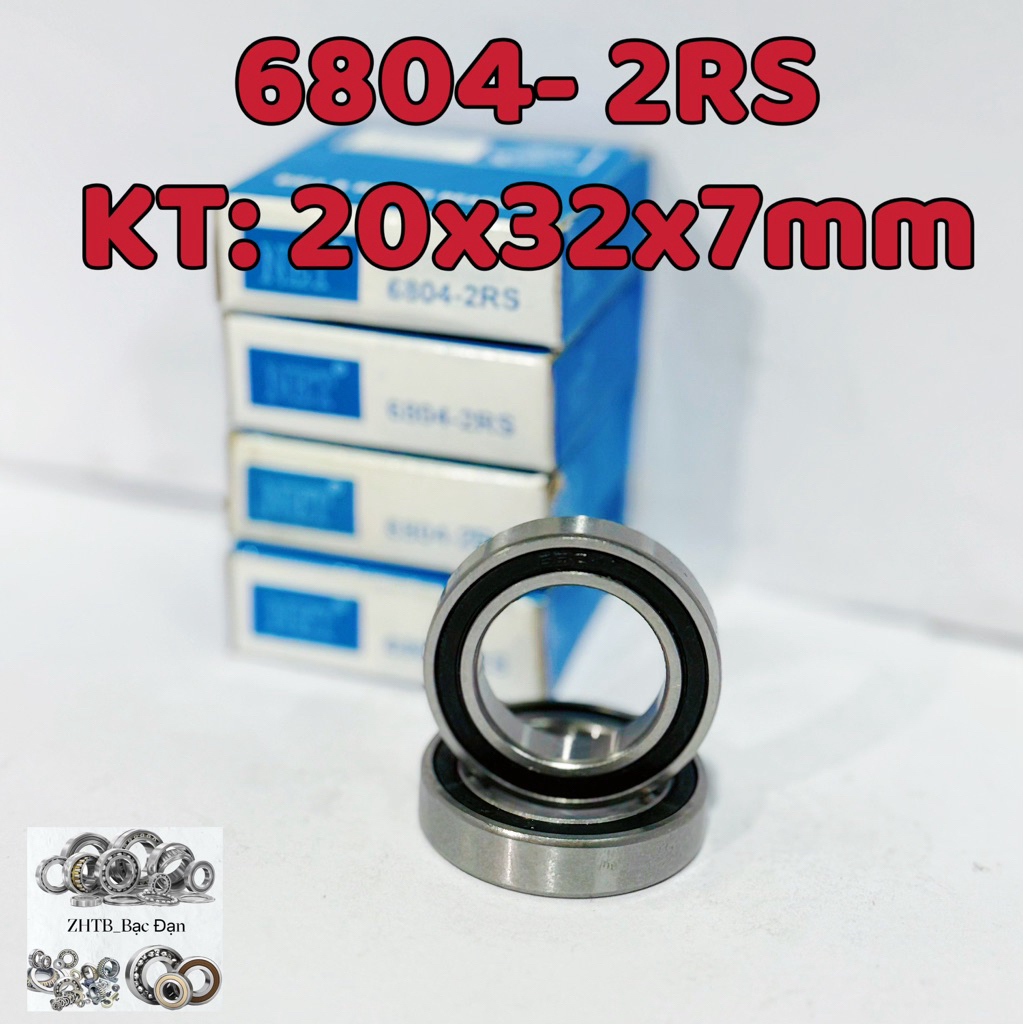 VÒNG BI (BẠC ĐẠN) 6804-2RS HÀNG MỚI NET