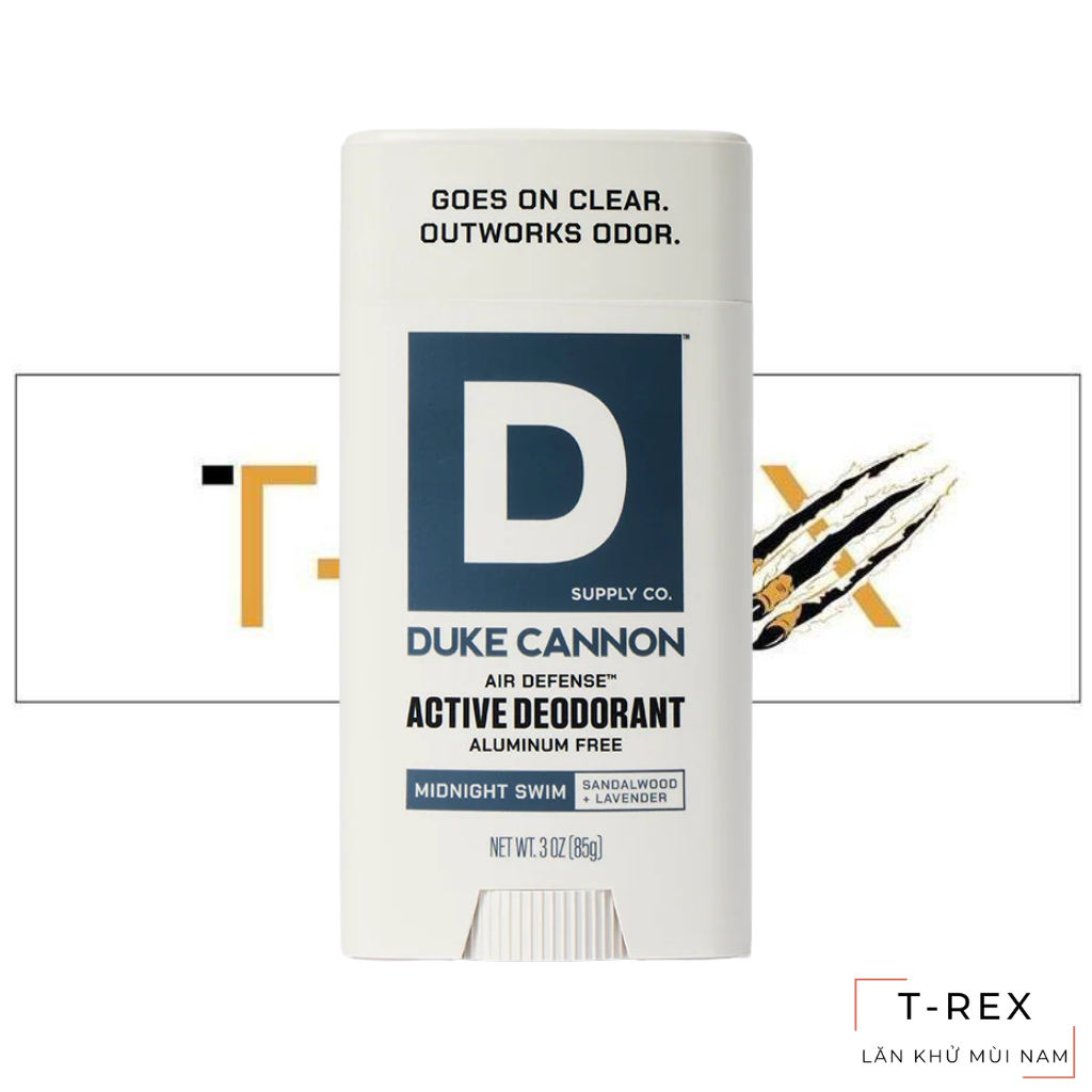 Lăn Khử Mùi Duke Cannon Midnight Swim Active Deodorant 85G (Sáp Trắng)