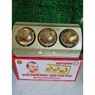 Đèn sưởi nhà tắm 2 bóng - 3 bóng hàng Việt Nam chất lượng cao , chông chói, bóng đèn chịu nước, đui sứ chịu nhiệt