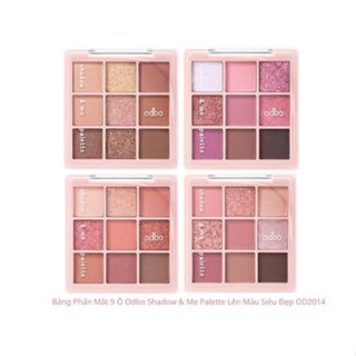   ODBO  Bảng Phấn Mắt Odbo Màu Sắc Đáng Iu Đi Học Đi Làm OD2014 - Thái Lan Mã 82 