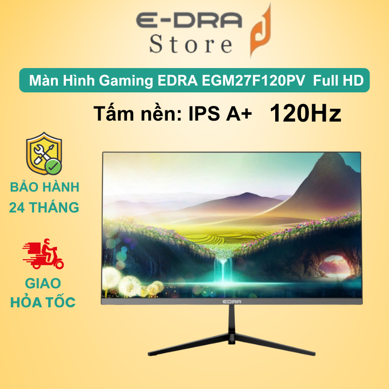 Màn hình Gaming EDRA EGM27F120PV 27 inch FullHD 120Hz
