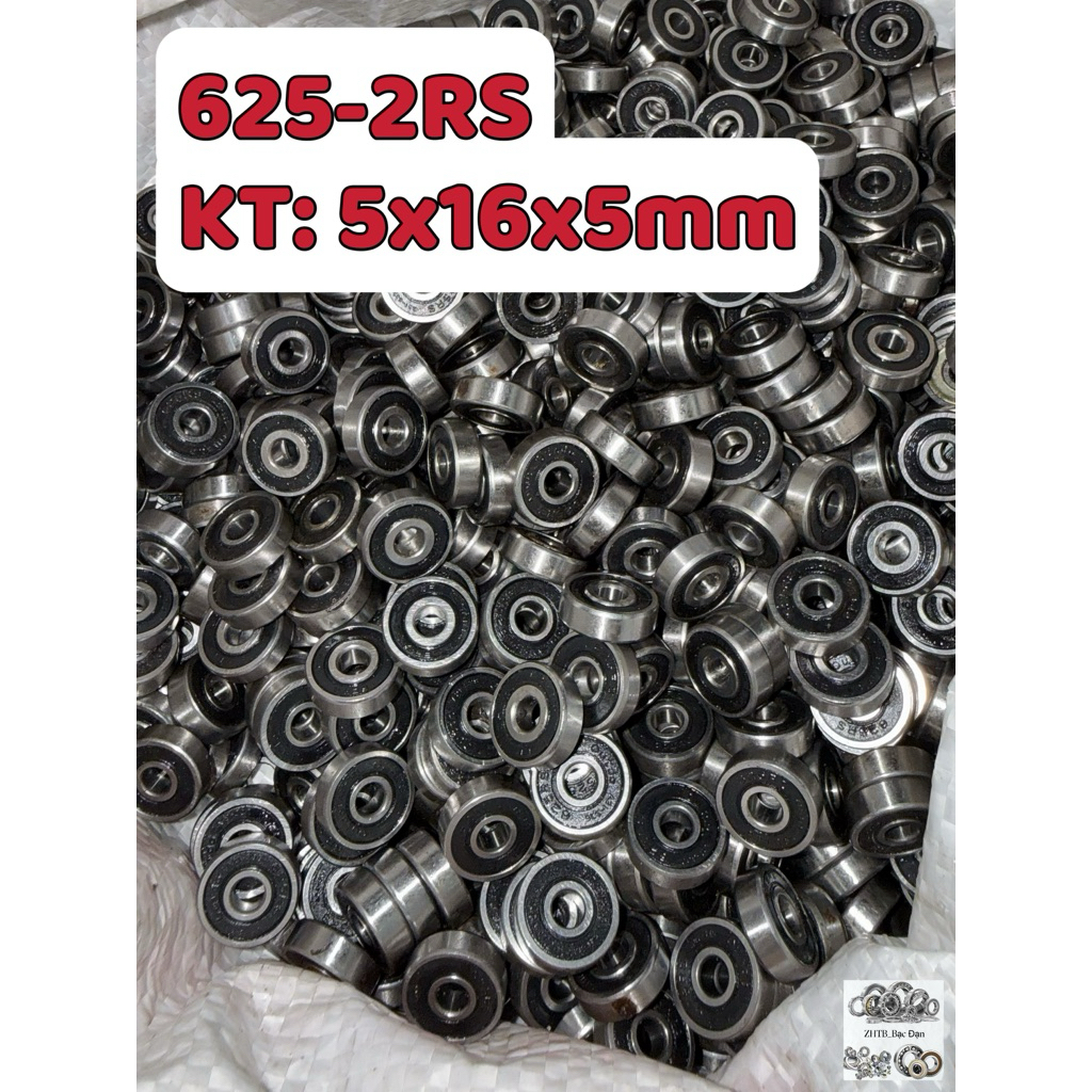 VÒNG BI (BẠC ĐẠN) 625-2RS HÀNG MỚI KHÔNG HỘP