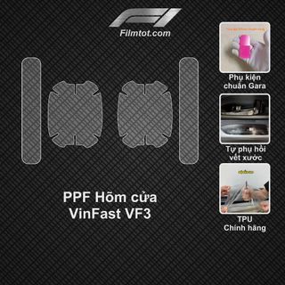 VinFast VF3: Film PPF hõm cửa - Chống xước hõm cửa, phụ kiện VF3, Hõm tay VF3