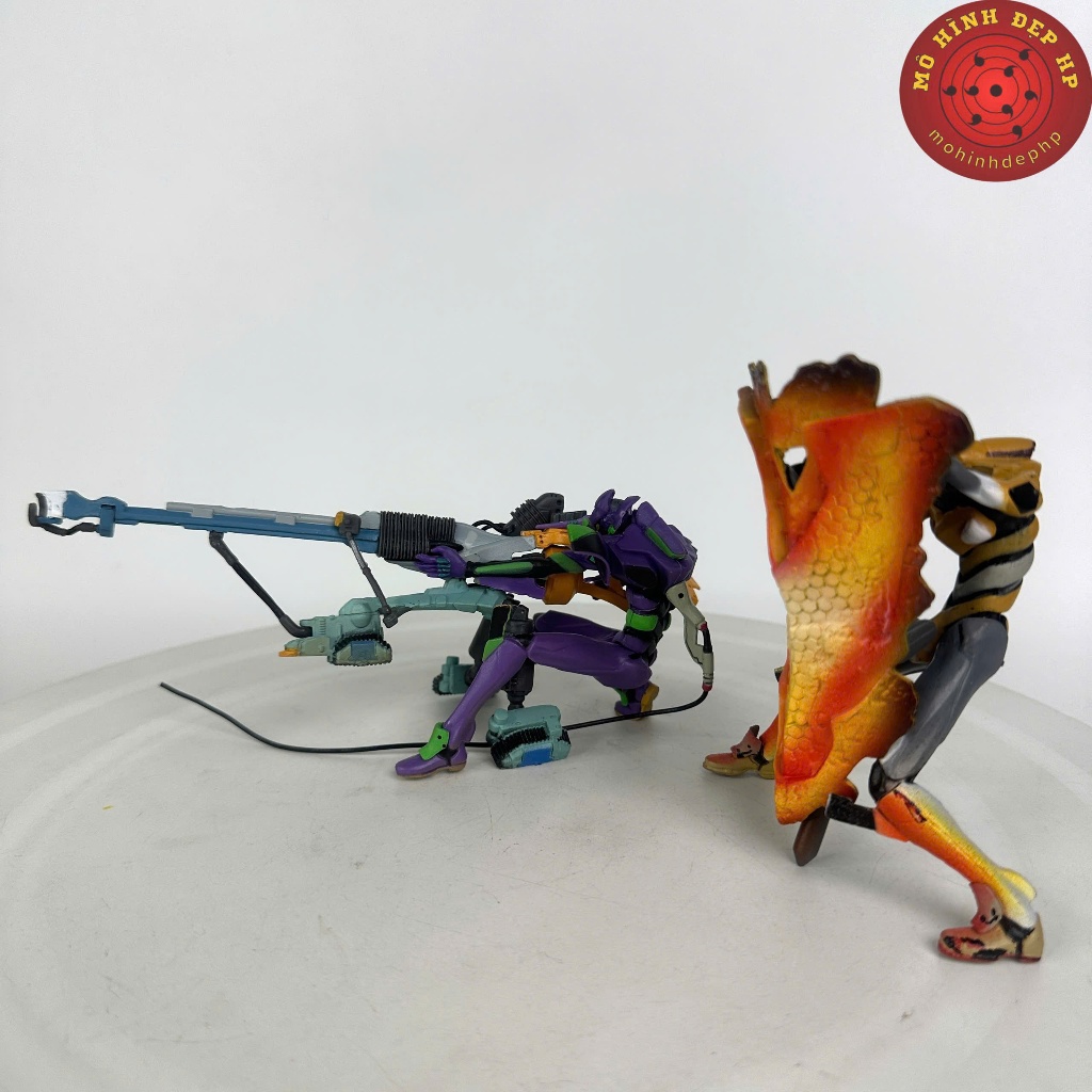 Mô hình Evangelion Unit 01 03 Eva 01 03 cầm khiên cao 8-11cm