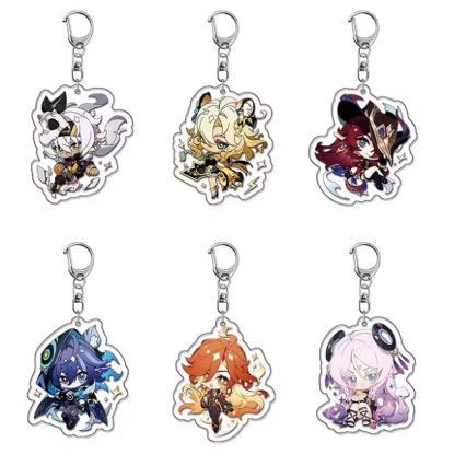 Móc khóa Genshin Impact – Iansan, Xilonen, Chasca, Ororon, Mavuika, Citlali; acrylic cosplay, đạo cụ