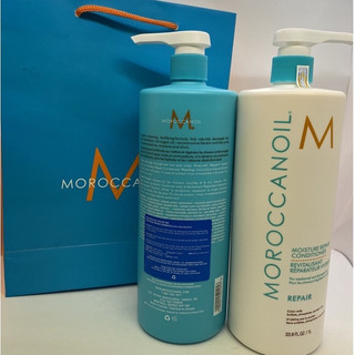 Bộ Sản Phẩm Cặp Dầu Gội Dầu Xả Dưỡng Ẩm Sâu Phục Hồi Tóc Hư Tổn MOROCCANOIL [ Israel ] 1000ML