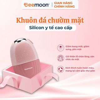  Khuôn đá chườm mặt Teemoon 3 in 1 - Silicon y tế con lăn thép massage đầu gai silicon mềm 