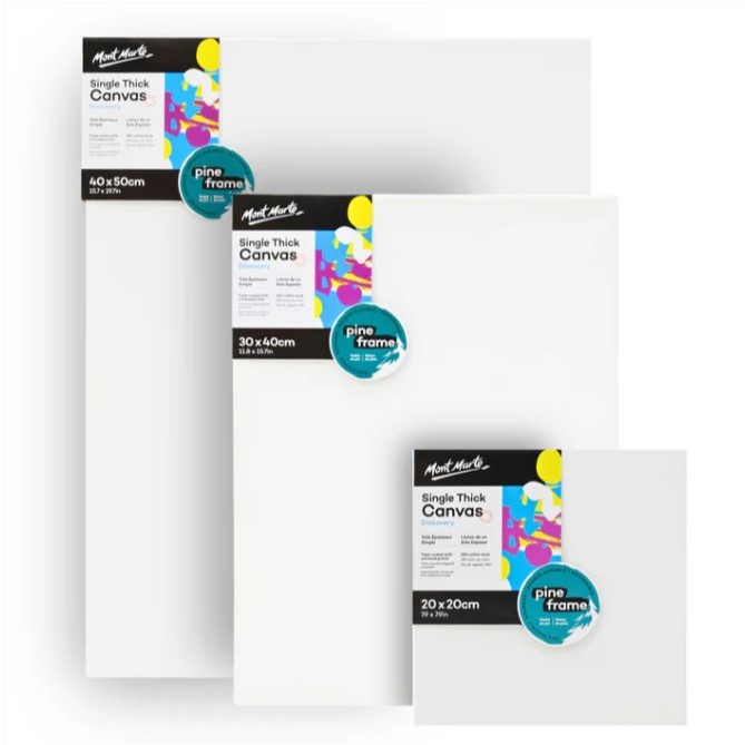 Khung Canvas Mont Marte Single Thick Discovery – Canvas Cao Cấp Nhiều Size