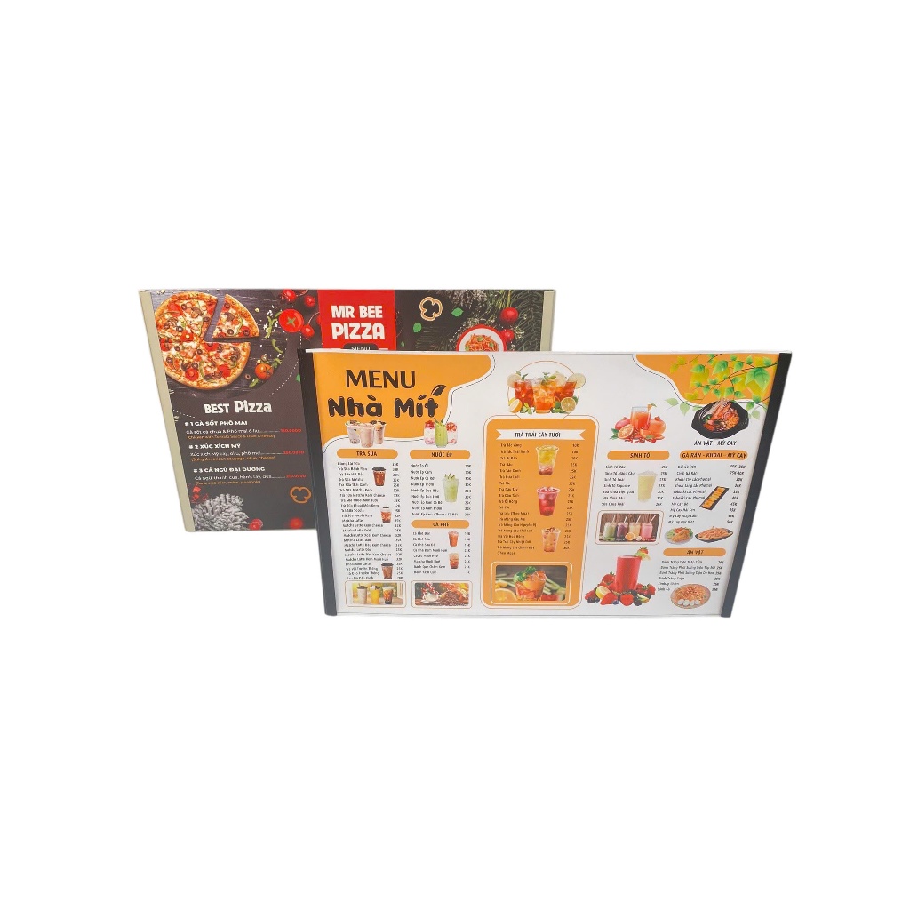 Khung menu size A3 để bàn, kệ để menu để bàn, sắt sơn tĩnh điện - ADECOR