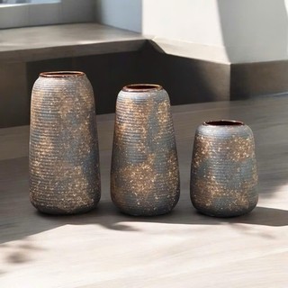  Bình hoa gốm cắm hoa Bát Tràng trang trí decor hoa hồng hoa ly hoa giả 