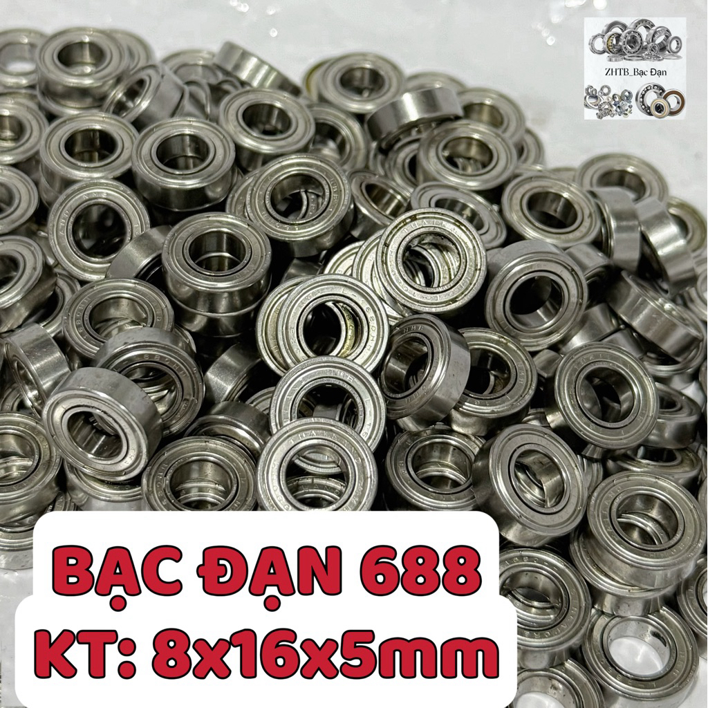 VÒNG BI (BẠC ĐẠN) 688ZZ HÀNG NỘI ĐỊA (KT: 8x16x5mm)