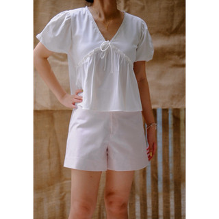 Quần Shorts kaki lưng cao form chữ A basic ( Ảnh thật shop chụp)