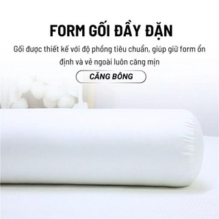 Ruột Gối Ôm Gòn Lông Vũ COZY NEST 35x100cm Êm Mềm Thoáng Khí