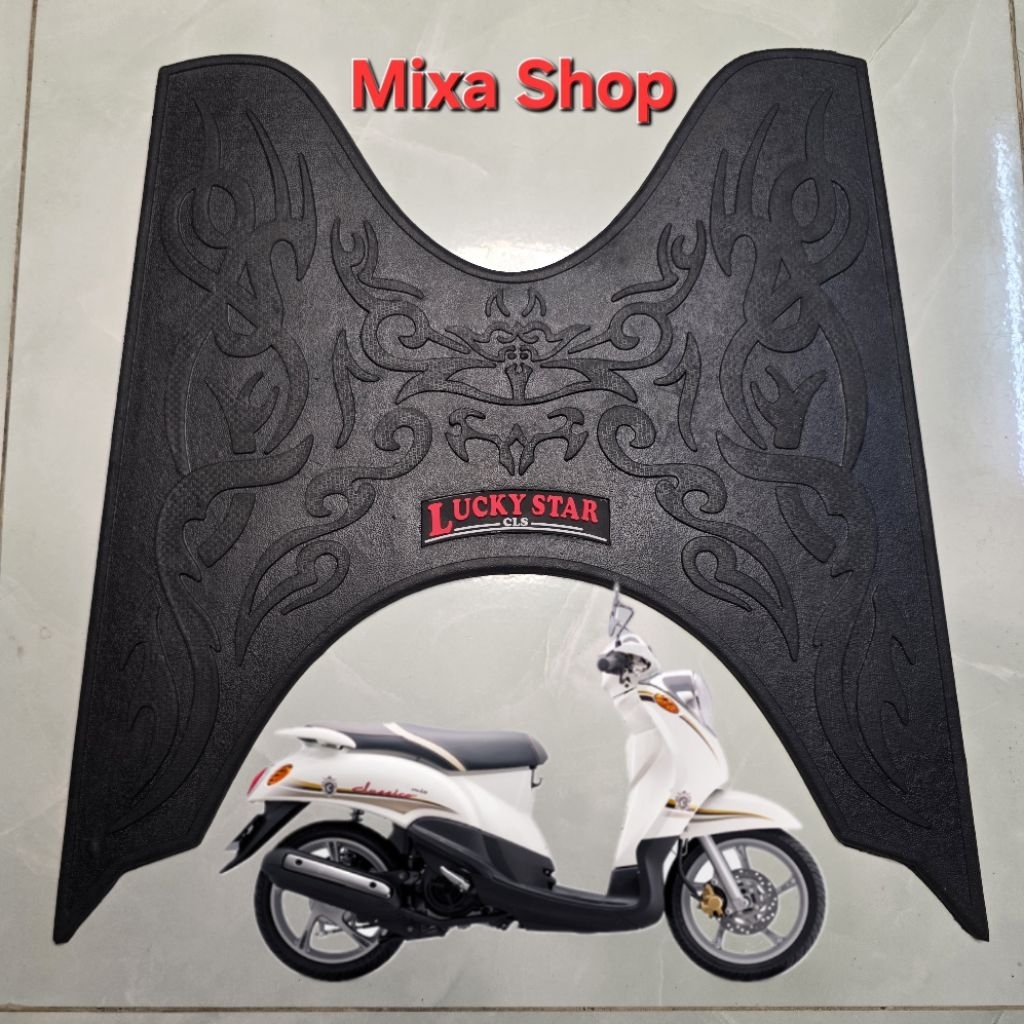 [UN] Thảm lót chân Xe CLASSICO, Thảm gác chân Yamaha Classico