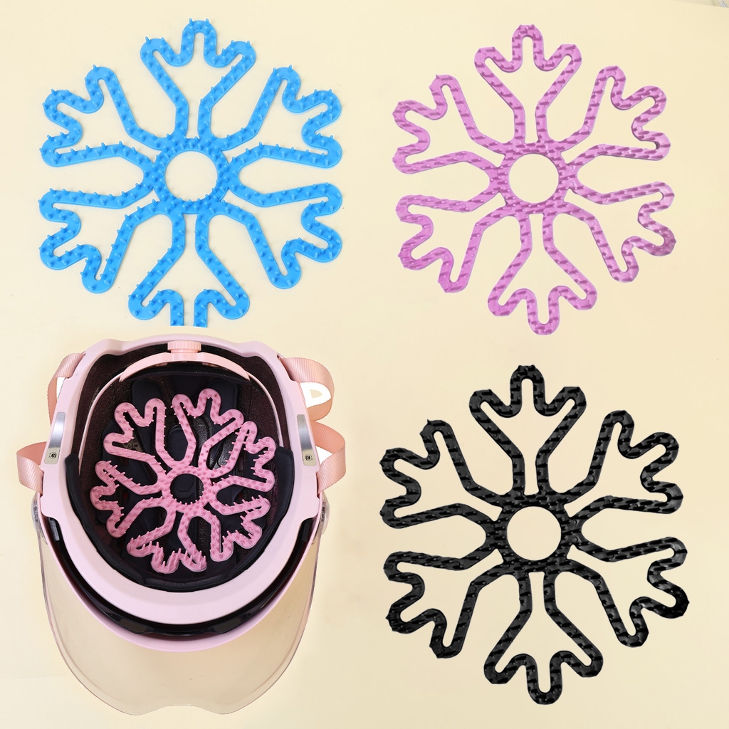 Miếng lót mũ bảo hiểm silicon chống nóng, thông thoáng, bảo vệ da đầu và mái tóc