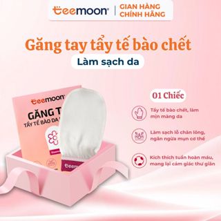  Găng Tay Tẩy Tế Bào Lão Hóa Cao Cấp Teemoon Tẩy Da Chết Chất Liệu Lụa Tự Nhiên 