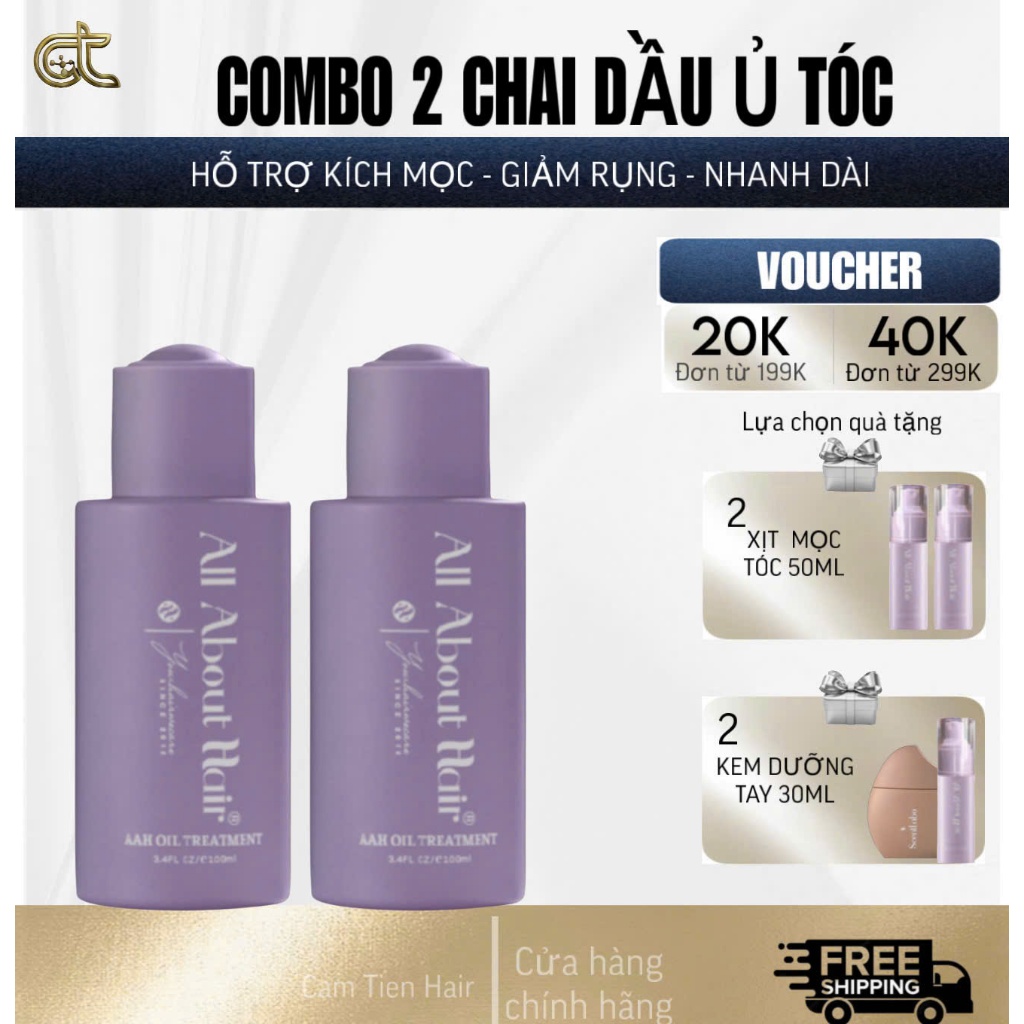 COMBO 2  CHAI OIL TREATMENT ALL ABOUT HAIR