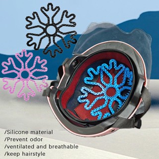 Lót mũ nón bảo hiểm Silicon Massage chống nóng, chống xẹp tóc, thông thoáng làm mát, chăm sóc bảo vệ da đầu