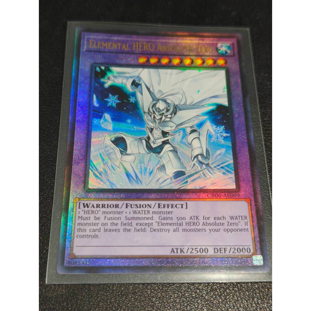 Elemental HERO Absolute Zero - CR06-AE099 - Ultimate Rare