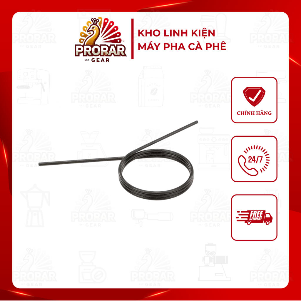 Lò xo tay gạt HC600 - Handle main spring (right) - Linh kiện thay thế máy xay HC600