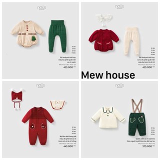    Nous noel 0-12m   bộ noel từ 0m đến 12m siêu xinh cho bé trai bé gái Nous chính hãng 