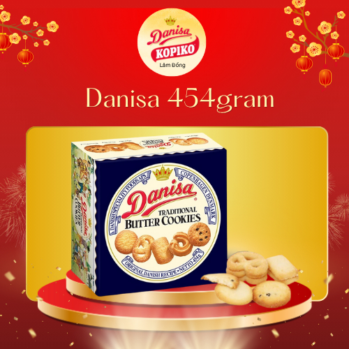 Bánh Quy Bơ Danisa 454G + Túi Giấy Danisa Date 2026