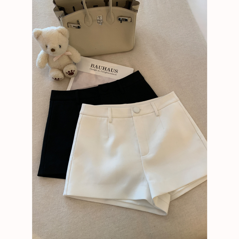 QUIN SHORT -Quần short nữ chữ A Vgirl21 - Chất kaki Jeans dày dặn - Basic - Mặc hằng ngày dễ phối đồ | BigBuy360 - bigbuy360.vn