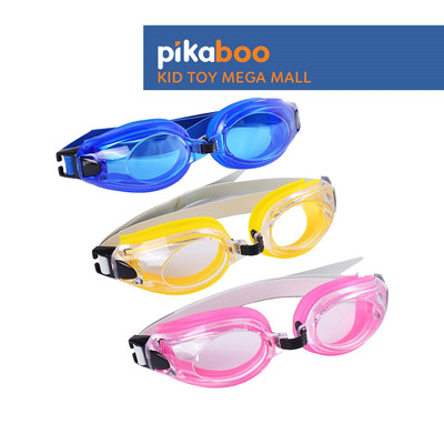 Kính bơi trẻ em Wenfei, kính bơi cho bé chất liệu nhựa và silicone không kích ứng da, dây đeo ôm sát