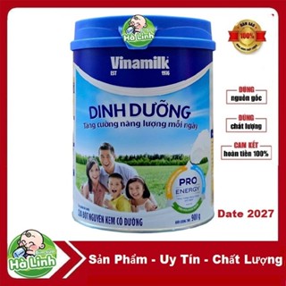  Sữa bột nguyên kem có đường Vinamilk dinh dưỡng hộp giấy 400g 900g. Date 2027 