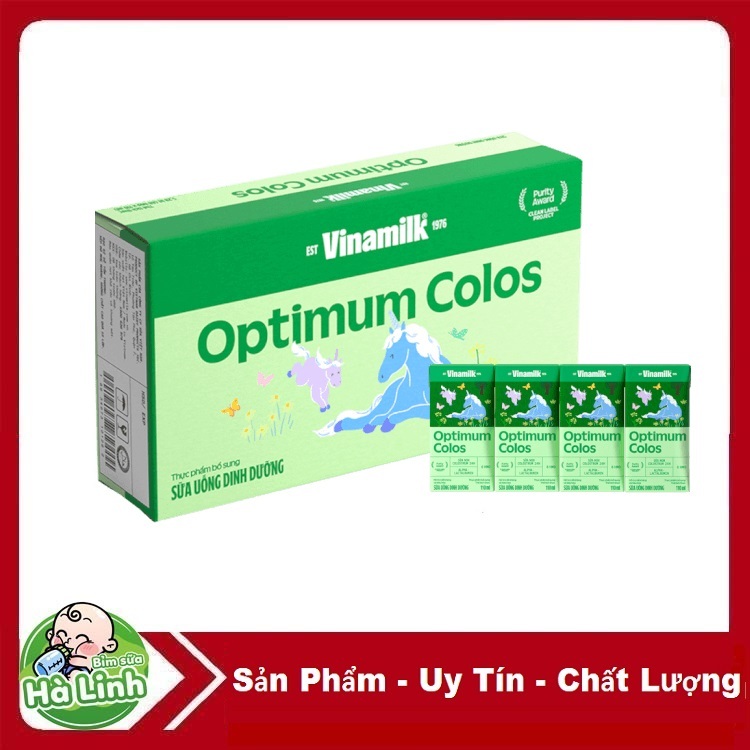 Sữa bột pha sẵn Optimum Colos Gold Vinamilk 110ml [Thùng 48 hộp] [Date 2026]
