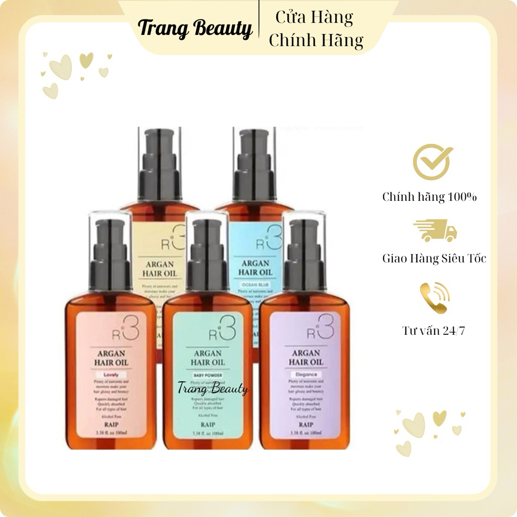 Dầu Dưỡng Tóc Argan Raip R3 Argan Hair Oil - Trang Beauty