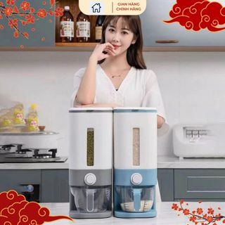 (Giá Hủy Diệt) Thùng Đựng Gạo Thông Minh 12kg , Thùng Gạo Cao Cấp Chống Ẩm Mốc Và Côn Trùng Tặng Kèm Cốc
