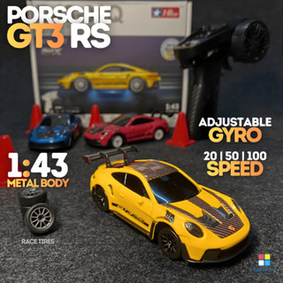  RC Drift  Xe điều khiển từ xa dirft Porsche 911 & Nissan GTR tỉ lệ 1:43 - Gyro Điều Tốc Servo. 