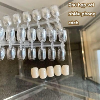 Móng mẫu hàn quốc form vuông(1 vỉ 24 móng)